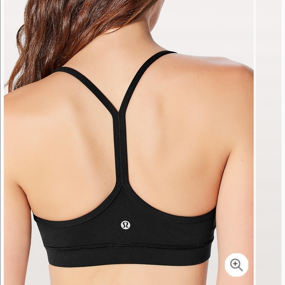 Black Lululemon sports bra